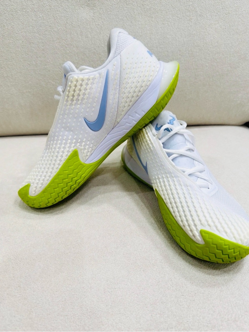 Nike Air Zoom Vapor Pro Rafa Tennis Shoes White Volt